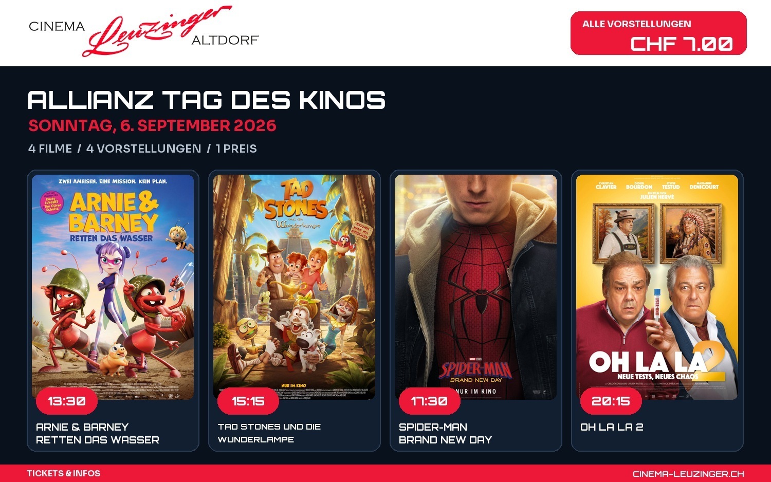 Allianz Tag des Kinos 2026