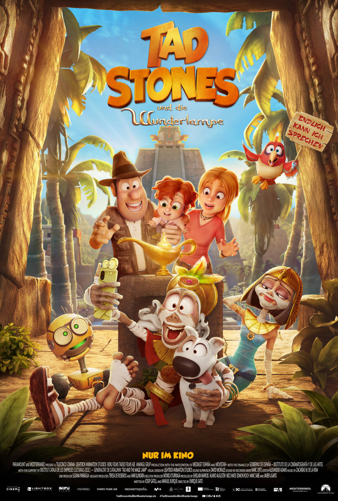 Plakat: TAD STONES UND DIE WUNDERLAMPE