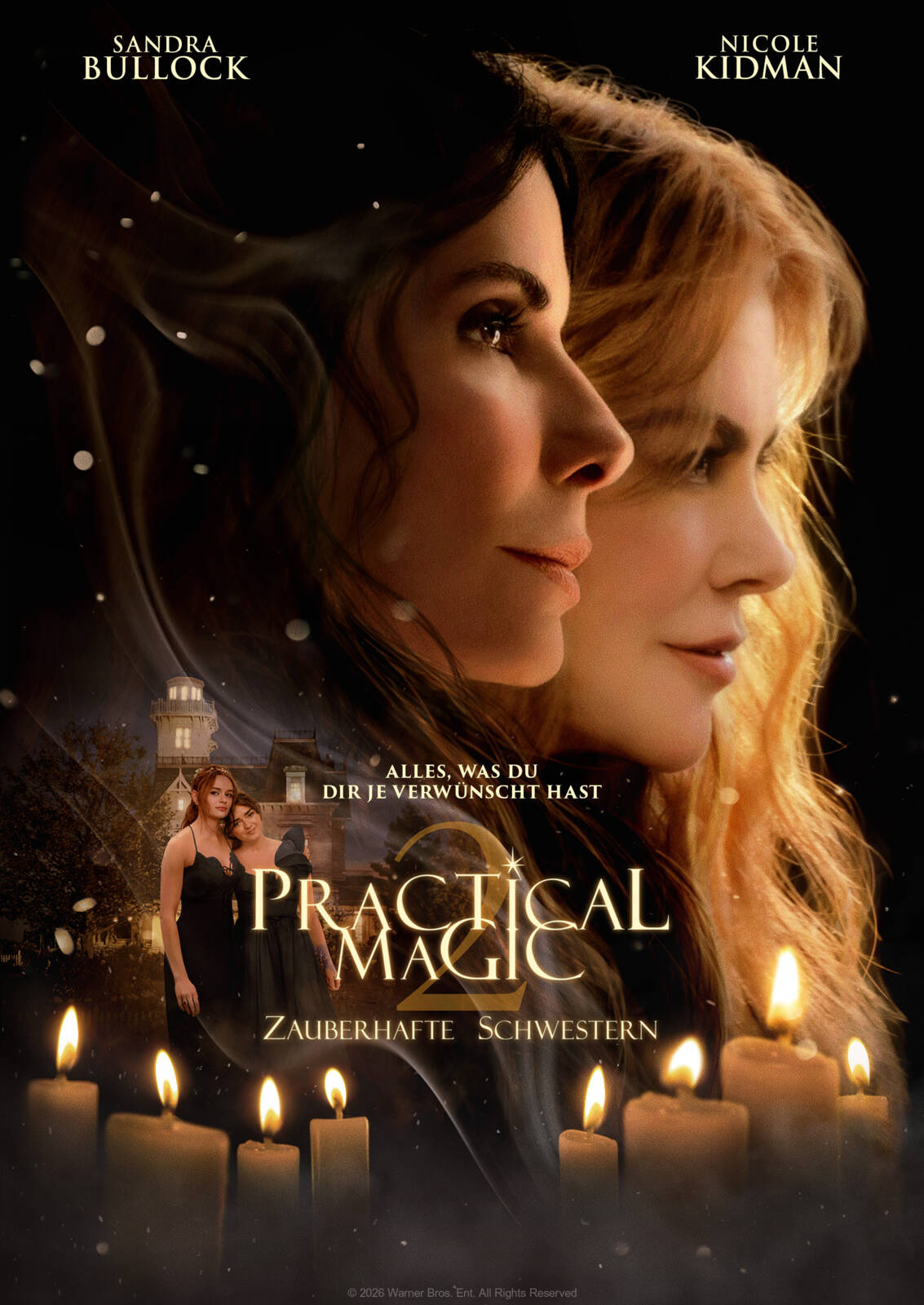 Plakat: ZAUBERHAFTE SCHWESTERN – PRACTICAL MAGIC 2